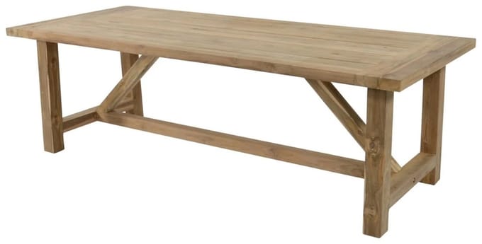 Les - Castle tafel recycled teak 180x90 cm - bruin