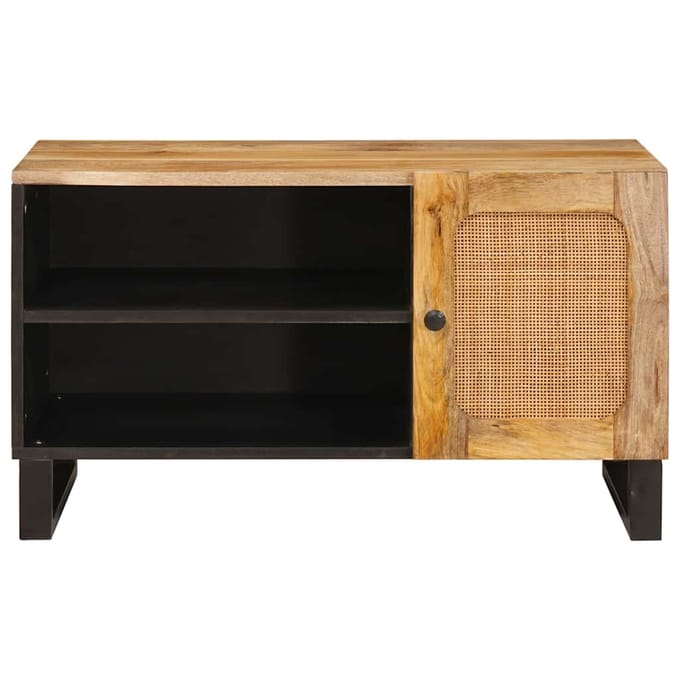 vidaXL - TV - Kast - Bruin - 80 - x - 33 - x - 46 - cm - Massief - Mango - Hout