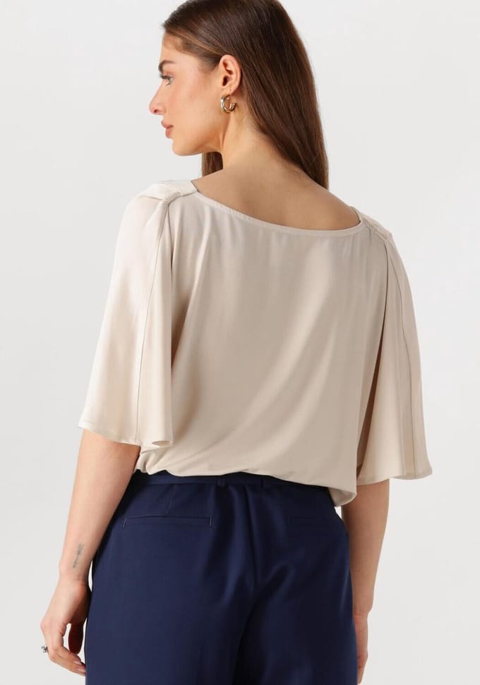 Access 53-2033-131 Tops & T-shirts Dames - Shirt - Beige - Maat L