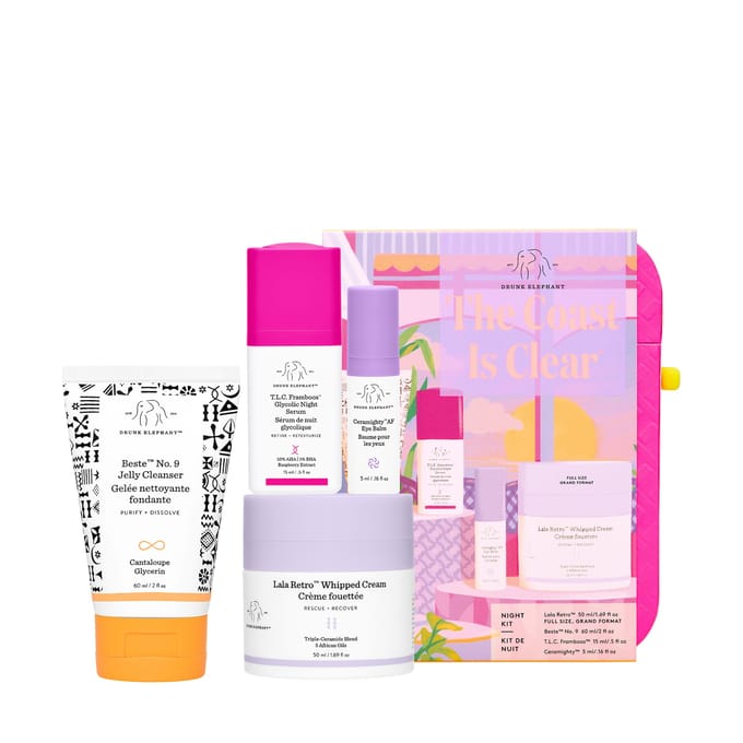 Drunk Elephant The Coast Is Clear Night Kit