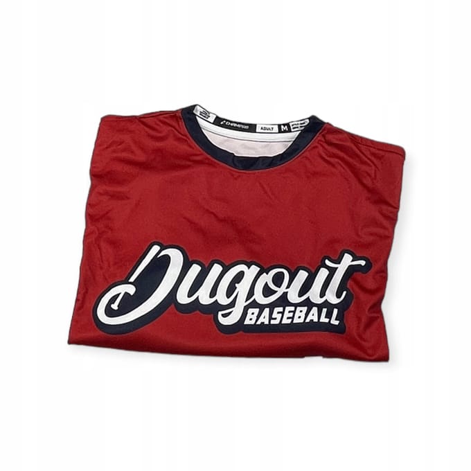 Bluzka męska na krótki rękaw CHAMPRO DUGOUT BASEBALL 17 M red