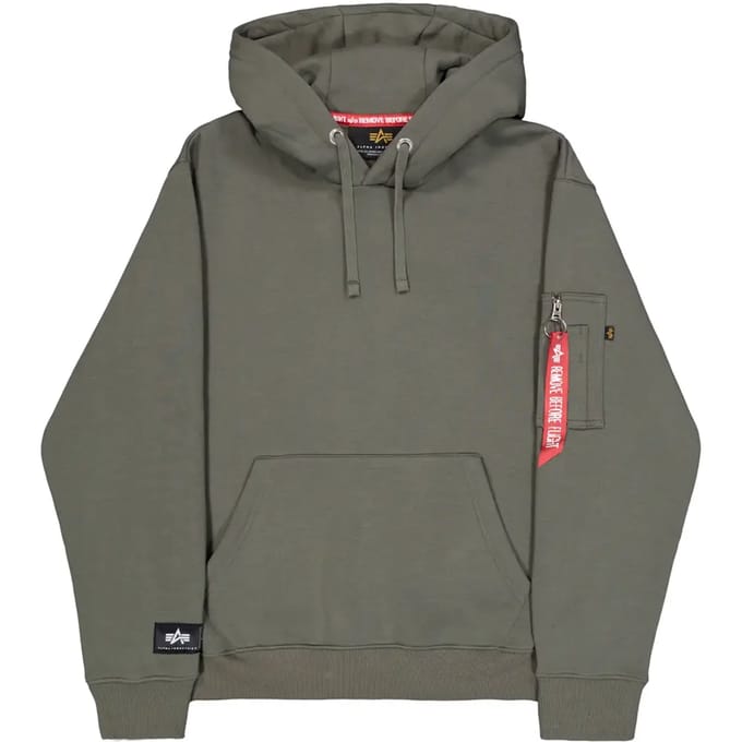 Hoodie Alpha Industries Label Back Print