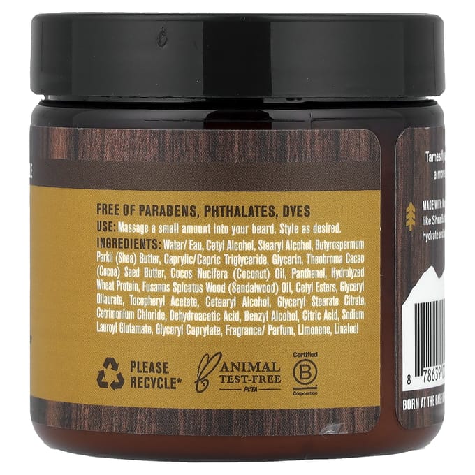 Every Man Jack, Baardboter, Sandelhout, 4 oz (114 gr) black