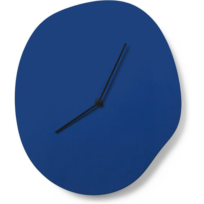 Ferm Living Melt Wandklok - blauw