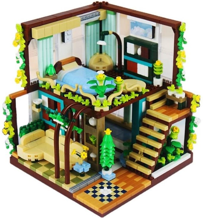 T-P8.1 202 Mini Building Blocks Book Pavilion