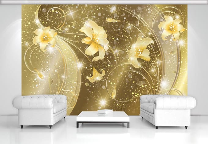 Poster | Goud | 104 x 70,5 cm