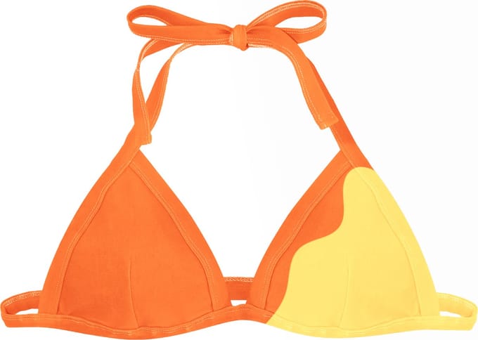 SEA'SONS - Bikini Top Dames - Kleurveranderend - Oranje - Maat M