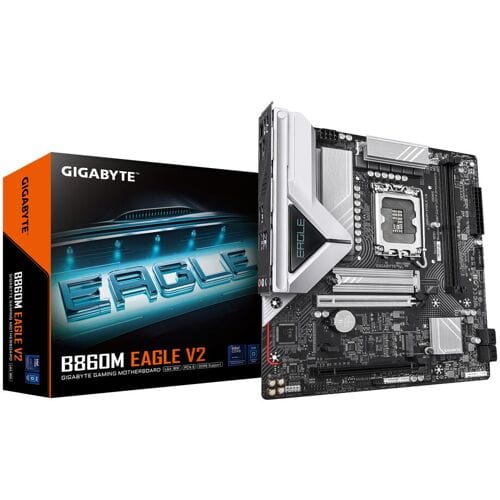 GIGABYTE B860M EAGLE V2 Moederbord - Intel B860 - Intel LGA1851 - DDR5 RAM - Micro-ATX