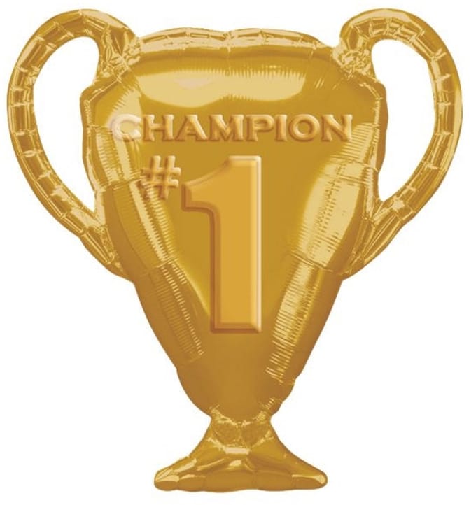 Amscan - Folieballon Gouden Trofee - 63 x 71 cm