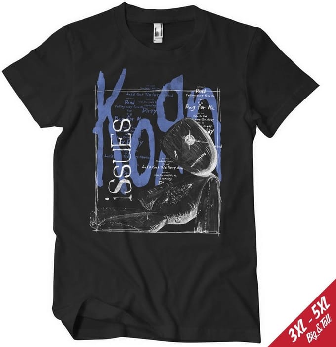 Korn Issues Tracklist T-shirt PS-1-KORN005-H56-11