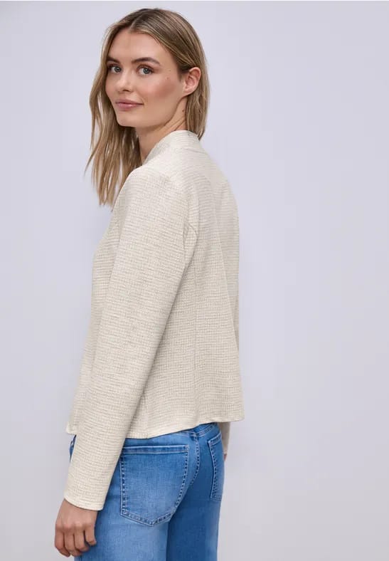 Blazer met structuur