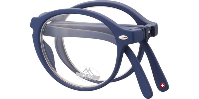 Montana Opvouwbare Leesbril Blauw Sterkte +1,50 (box66b)