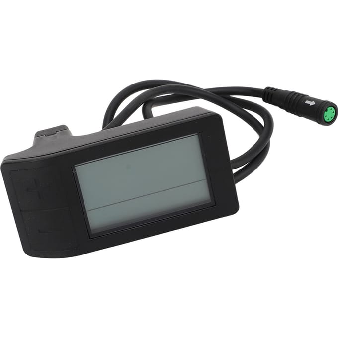 Elektrische Fiets LCD Display Meter Waterdichte 5-pins Connector Fiets Conversie Meter voor Bafang gray