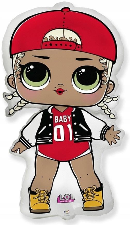 Folieballon 24  Fx - Lol: Mc Swag,1 Stuk.