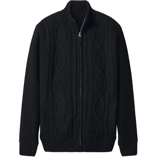 ESMARA MEN Gebreid heren vest (Zwart, M)
