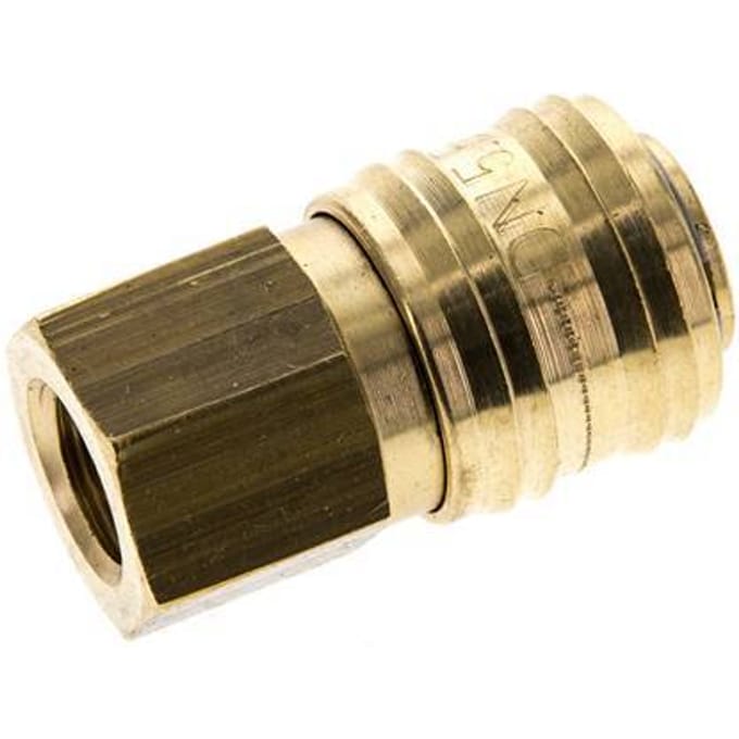 Messing DN 5.5 (Orion) Luchtkoppeling Snelkoppeling G 1/4 inch Binnendraad