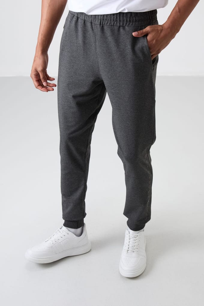 Heren Regular Fit Katoenmix Joggingbroek
