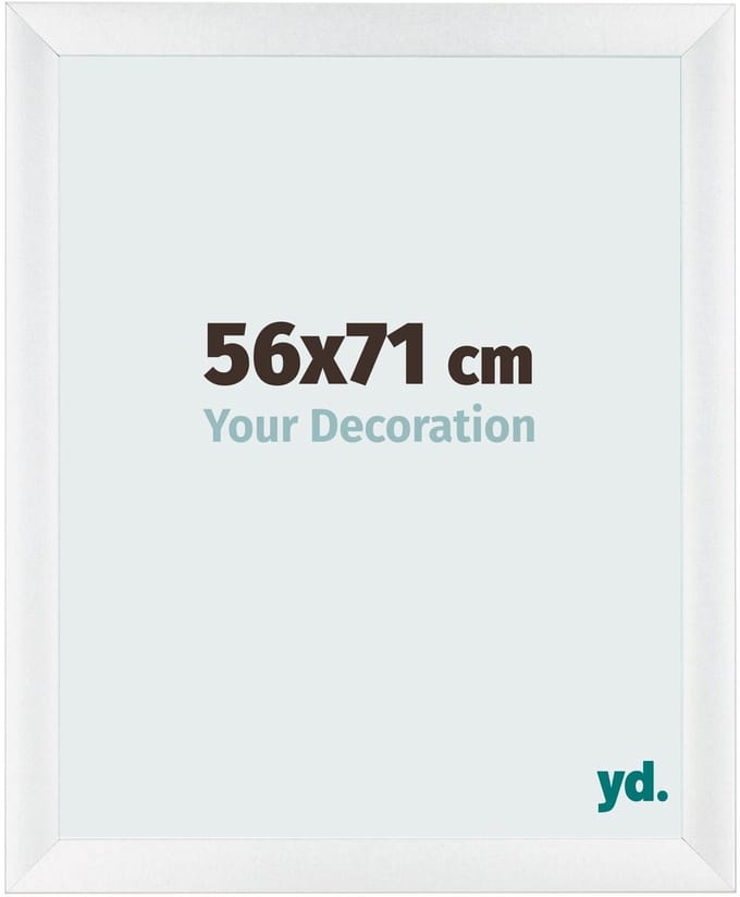 Your Decoration - Fotolijst 56x71 cm - MDF - Wit Hoogglans - Pisa