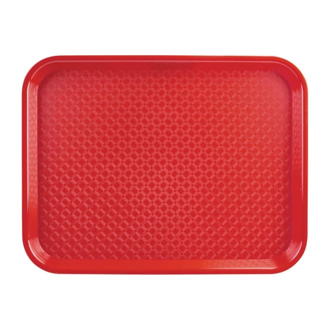 Olympia Kristallon PP rechthoekig dienblad Rood 275x353mm