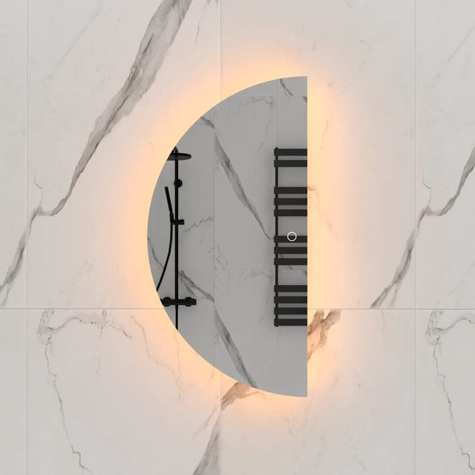 DutchLine - Moon Halfronde LED Spiegel - 36
