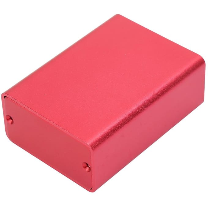 Printplaat Instrument Aluminium Koelbox DIY Elektronische Project Behuizing Behuizing Mat Rood