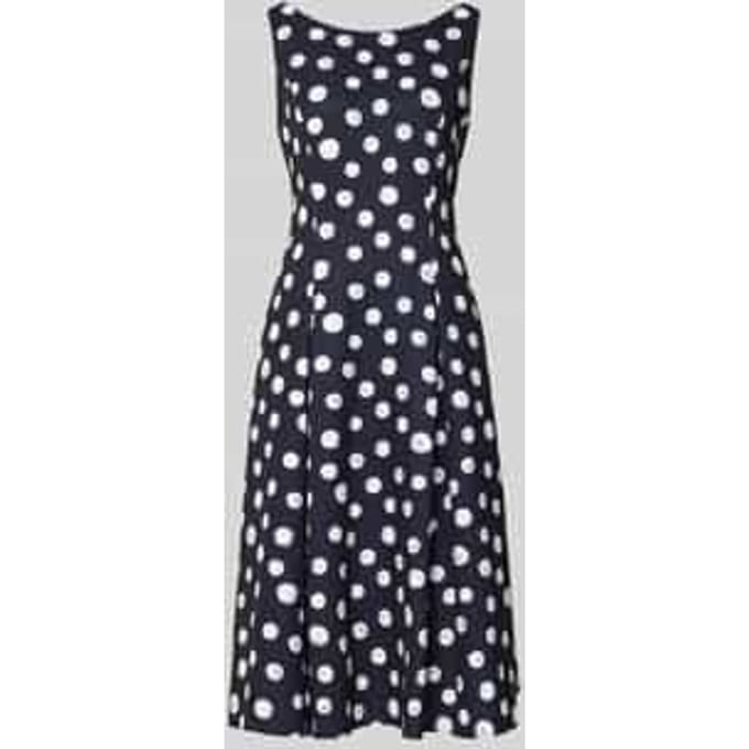 Cocktailjurk met allover-look