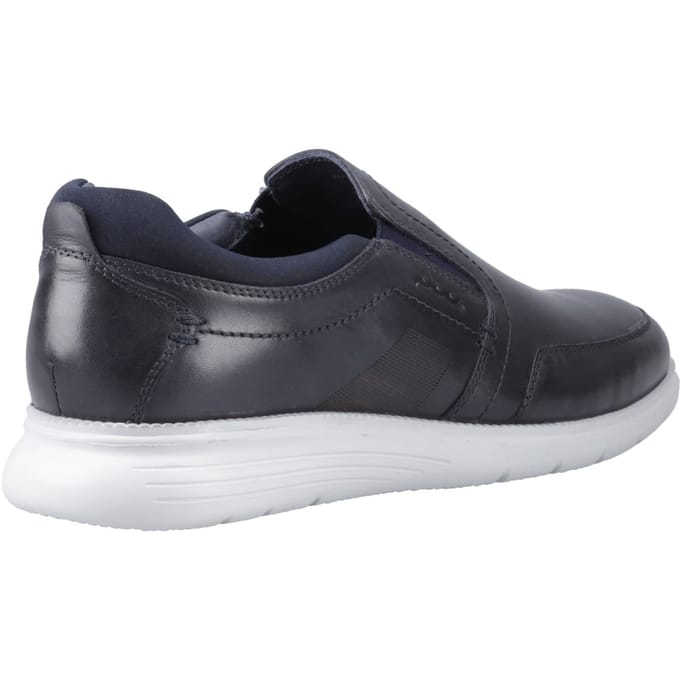 Pod Holden Leer/Textiel Heren Trainers Navy
