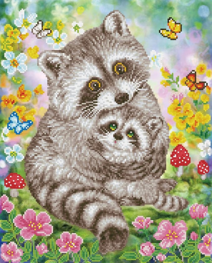 DIAMOND DOTZ Lieve Wasberen - Diamond Painting - 17.667 Dotz - 52x42 cm