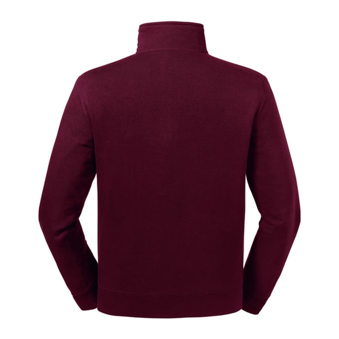 Russell Heren Authentieke Kwartier Ritssweatshirt (Bourgondië)