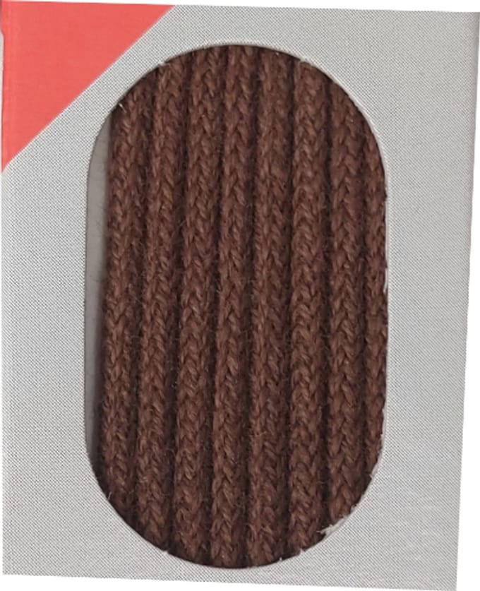 Bob Veter - Middel Bruin - Dun Rond - Lengte 75 cm - Dikte 2 mm - Schoenveter