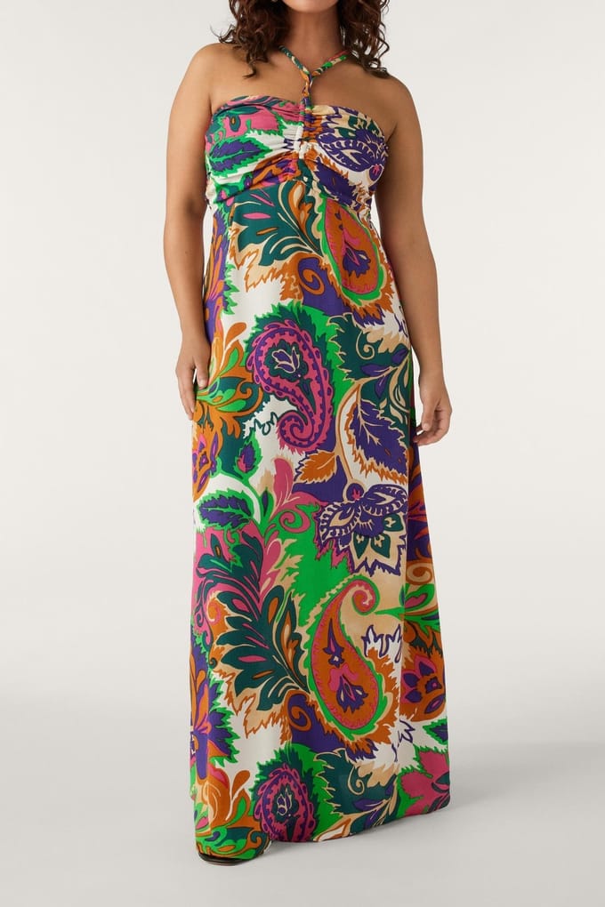 BA&SH Robe Nour Vert Size: M | Maxi Dresses Outlet | Dames | Groen