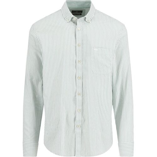 Fynch-Hatton Overhemd Washed Oxford Stripes Button-Down Fern / male