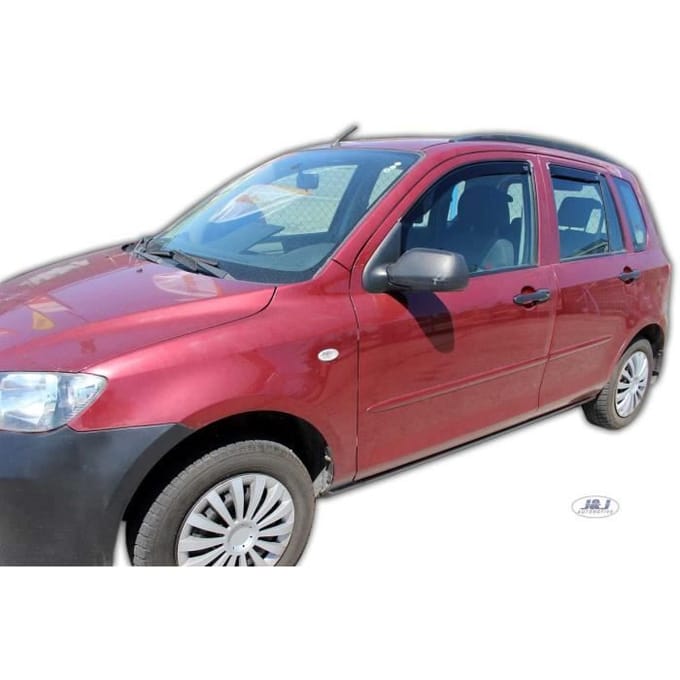 J&J AUTOMOTIVE | Heko Deflecteurs d'air Déflecteurs de Vent Pour Mazda 2 5P. Berlina 2003-2007