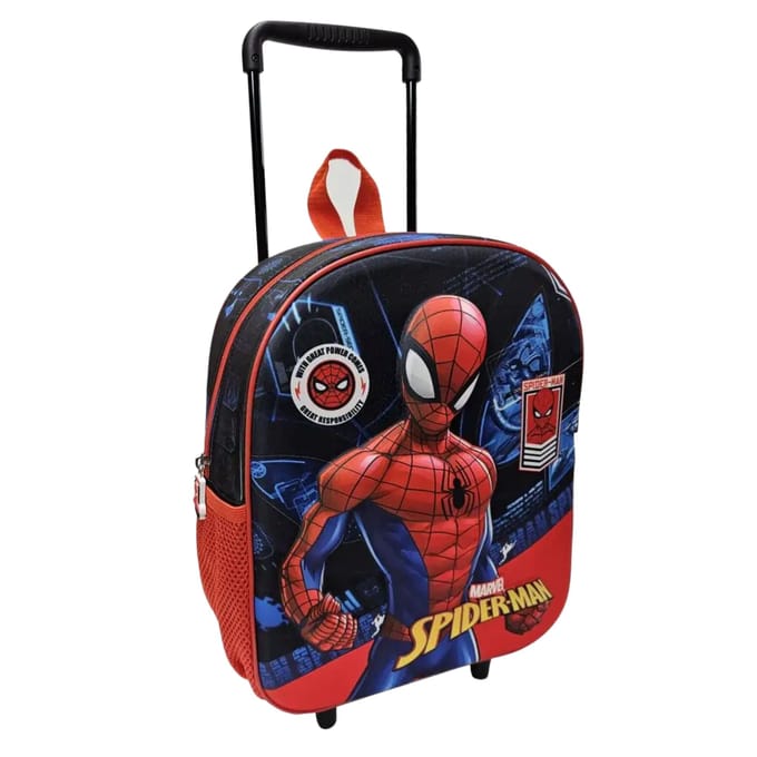 Spiderman 3D trolley rugzak