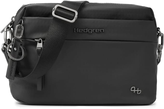 Hedgren Schoudertas Furo Totoi Medium Crossover + RFID Black Zwart