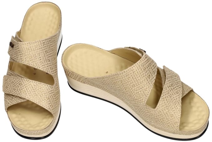 Vital -Dames - goud - slippers & muiltjes - maat 42