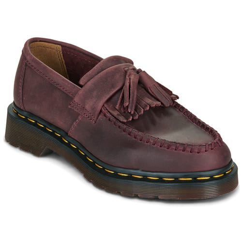 Mocassins Dr. Martens ADRIAN CHERRY RED CRAZY HORSE