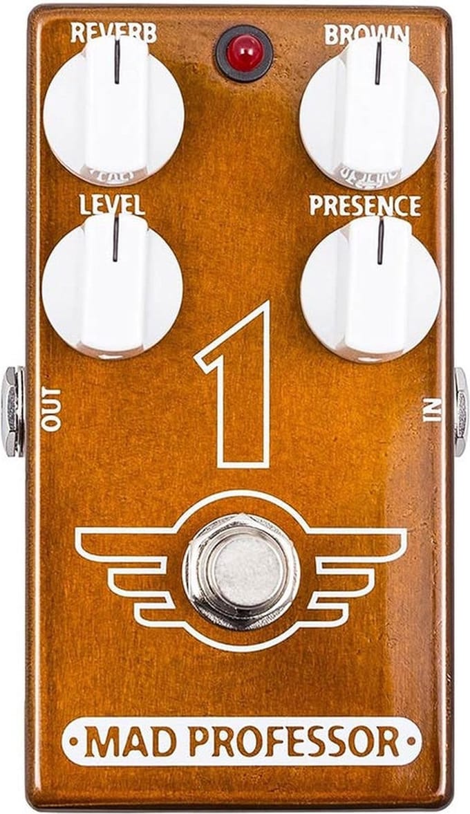 Mad Professor MP-ONE effect pedaal 1 Brown Distortion with reverb