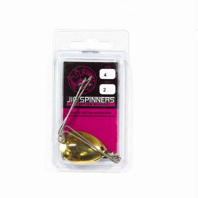 Tackle Tactics Jig Spinner HD Kleine framemaat 4 Goud Colorado (5225)