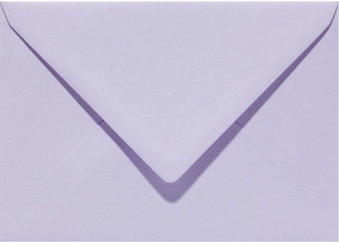 Papicolor Envelop C6 violet 105gr-CV 6 stuks 302937 - 114x162 mm