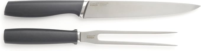 "Joseph Joseph Vleesmes 100 Collectie Elevate Vleesmes en Vleesvork, magnetisch"