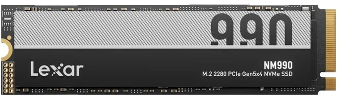 Lexar NM990 SSD - 4TB - M.2 2280 - PCIe 5.0