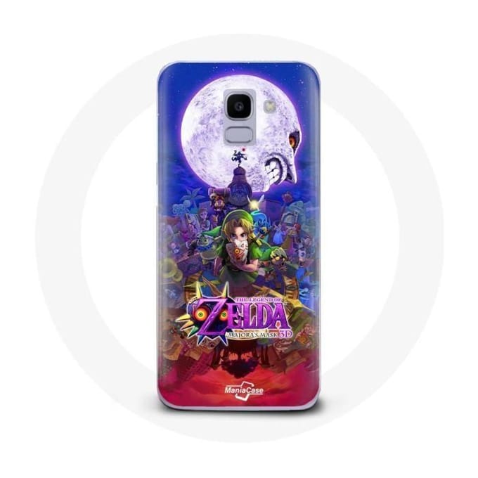 Coque pour Samsung Galaxy A8 2018 La légende du Masque de Majora Zelda Jeux Vidéo
