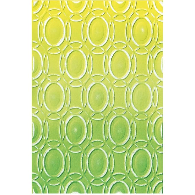 Sizzix 3D Embossing sjabloon "Cosmopolitan -  Golden Rings by Stacey Park"