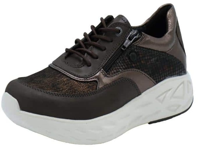 Wolky Dames Sneakers 05703 Vitality S2F Donkergrijs