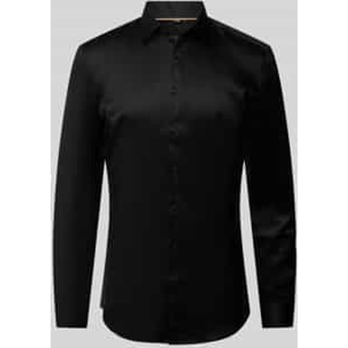 Super slim fit zakelijk overhemd met kentkraag