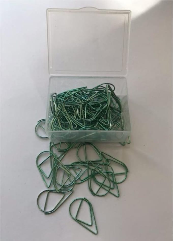ProductGoods - Paperclips Druppel Groen -2,5 cm - 50 stuks