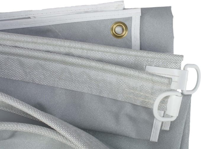 ESVO universele caravanluifel - 300 x 240 cm - polyester - grijs
