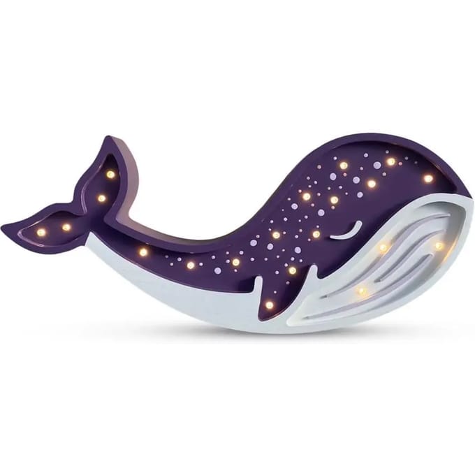 Handgemaakte lamp Peekaboo Whale