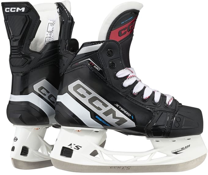 CCM - Jetspeed FT680 IJshockeyschaatsen - Kinderen - Zwart - 35